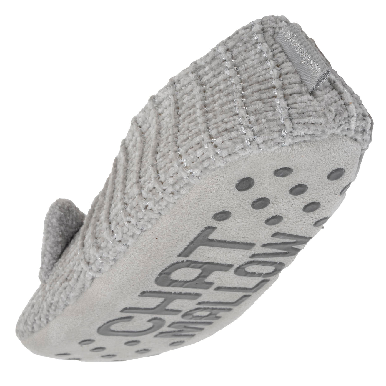 Calcetines-pantuflas forrados Mujer Gato Gris