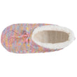Calcetines-pantuflas forradas Mujer Lazo Multicolor