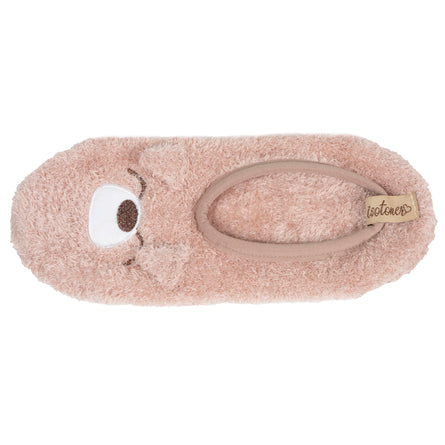 Calcetines Mujer 3D malla peluche Albaricoque - Isotoner