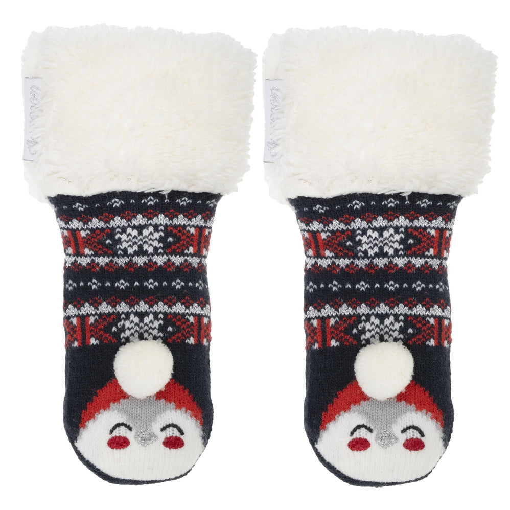 Calcetines forrados Niños Navidad Marino 1/8 años - Isotoner