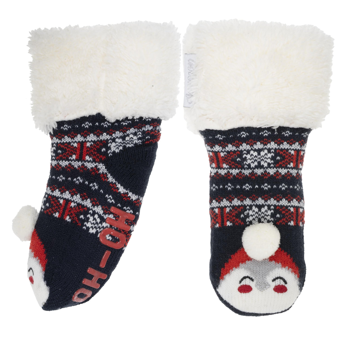 Calcetines forrados Niños Navidad Marino 1/8 años