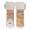 Chaussettes-fourrees-Enfant-Ours-Noel-Beige-Isotoner-67615_MUE_2