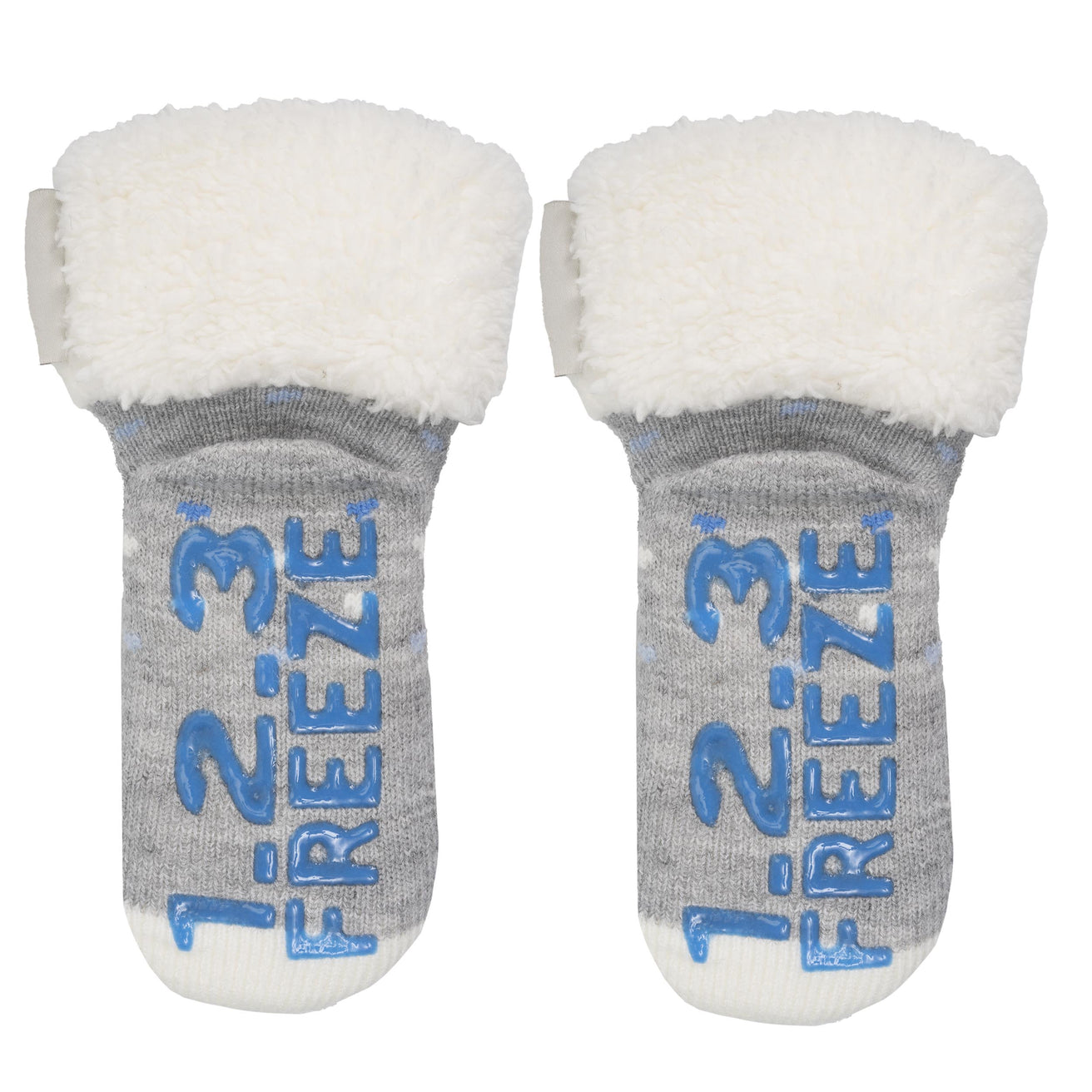 Calcetines forrados Niños Pingüino Gris jaspeado