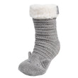 Calcetines forrados Mujer Gato Gris