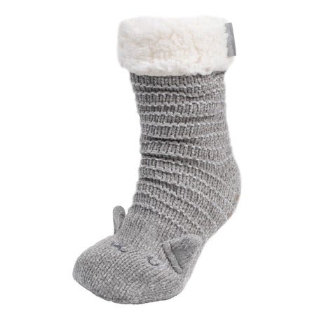 Calcetines forrados Mujer Gato Gris - Isotoner