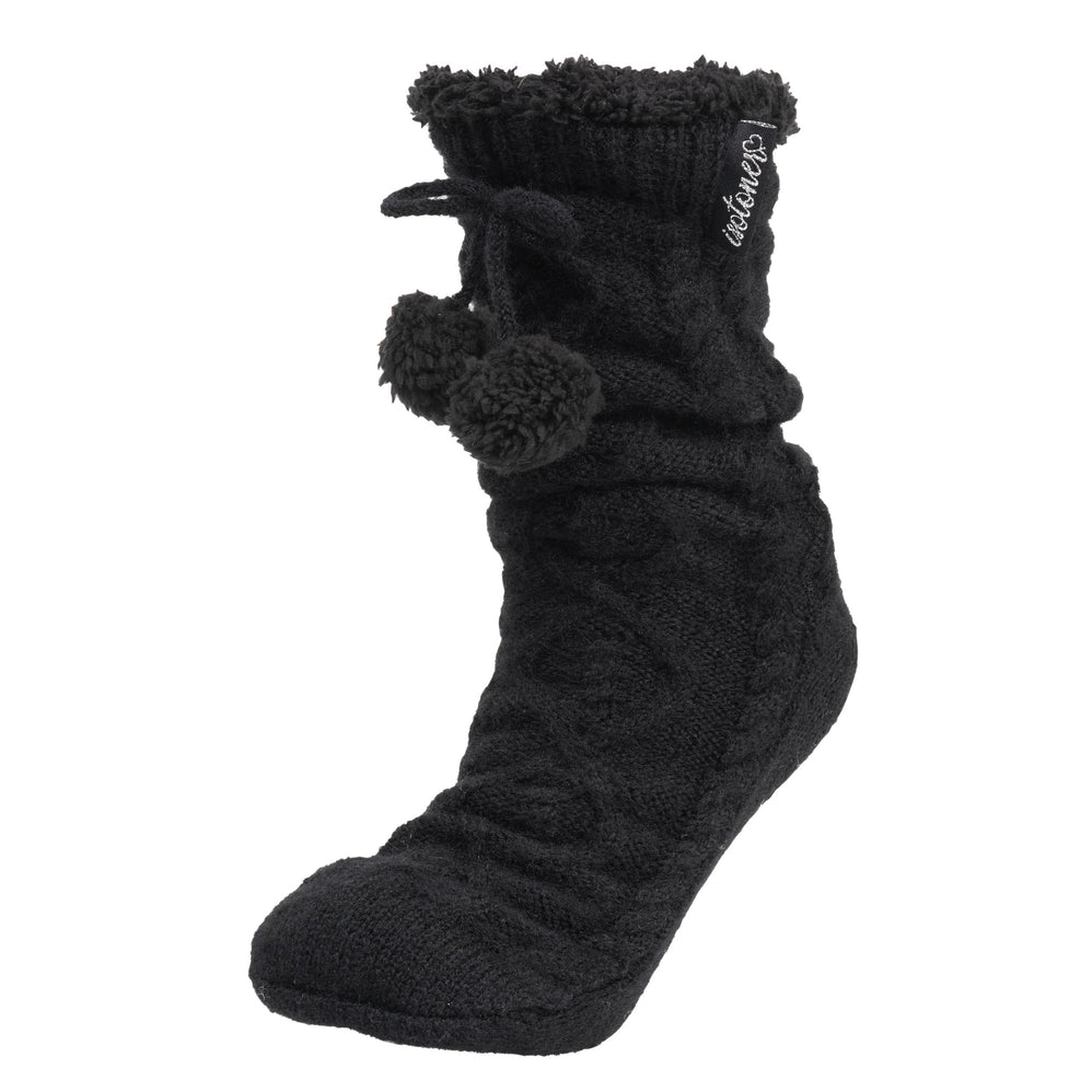 Calcetines forrados Mujer Pompones Negro - Isotoner