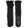 Calcetines forrados Mujer Pompones Negro