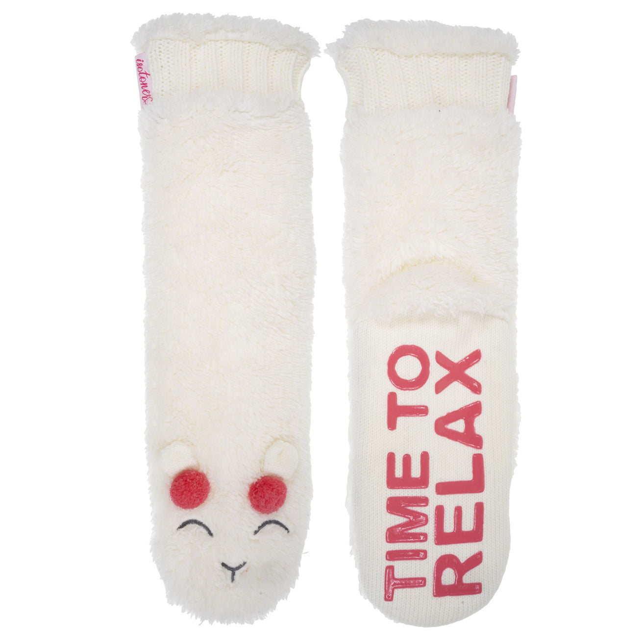 Calcetines forrados Mujer Sherpa Lama Marfil