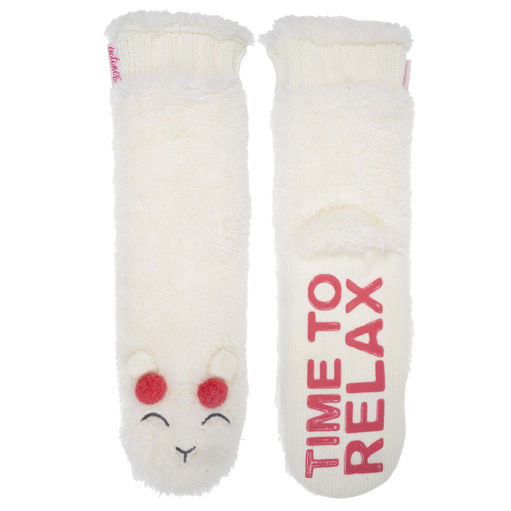 Calcetines forrados Mujer Sherpa Lama Marfil - Isotoner