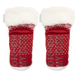 Calcetines forrados Niña Navidad Rojo 1/8 años