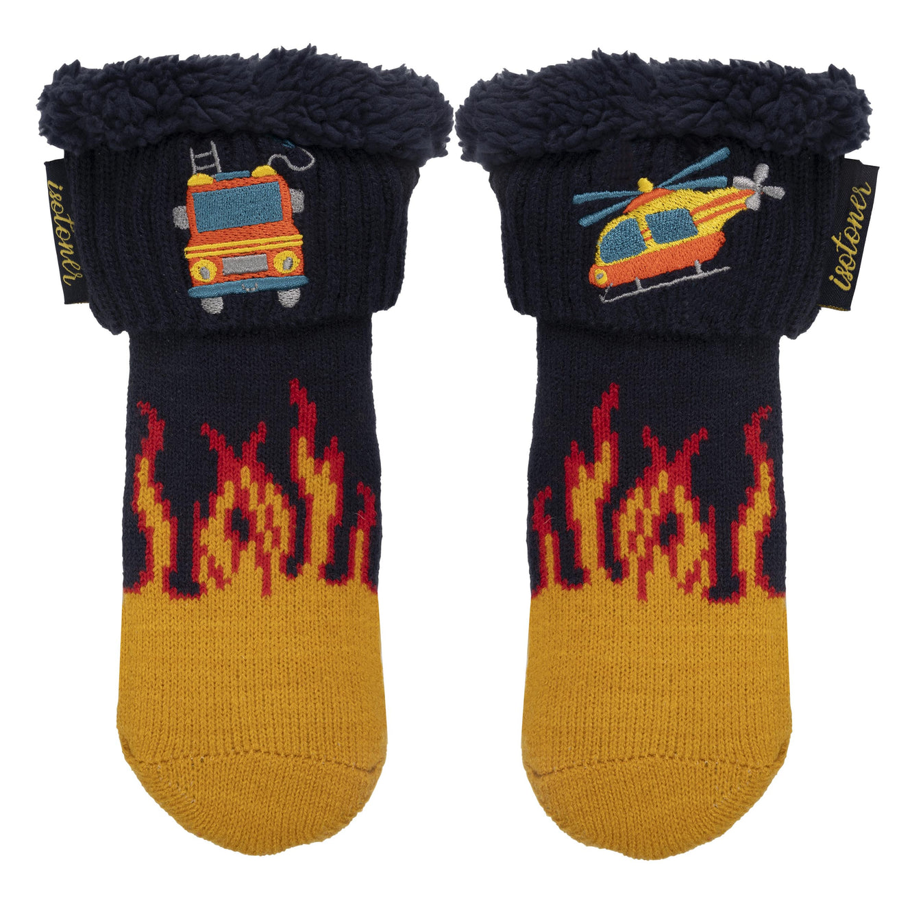 Calcetines forrados Niño Bombero Azul pato