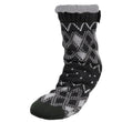 Calcetines forrados Gris Jacquard Hombre