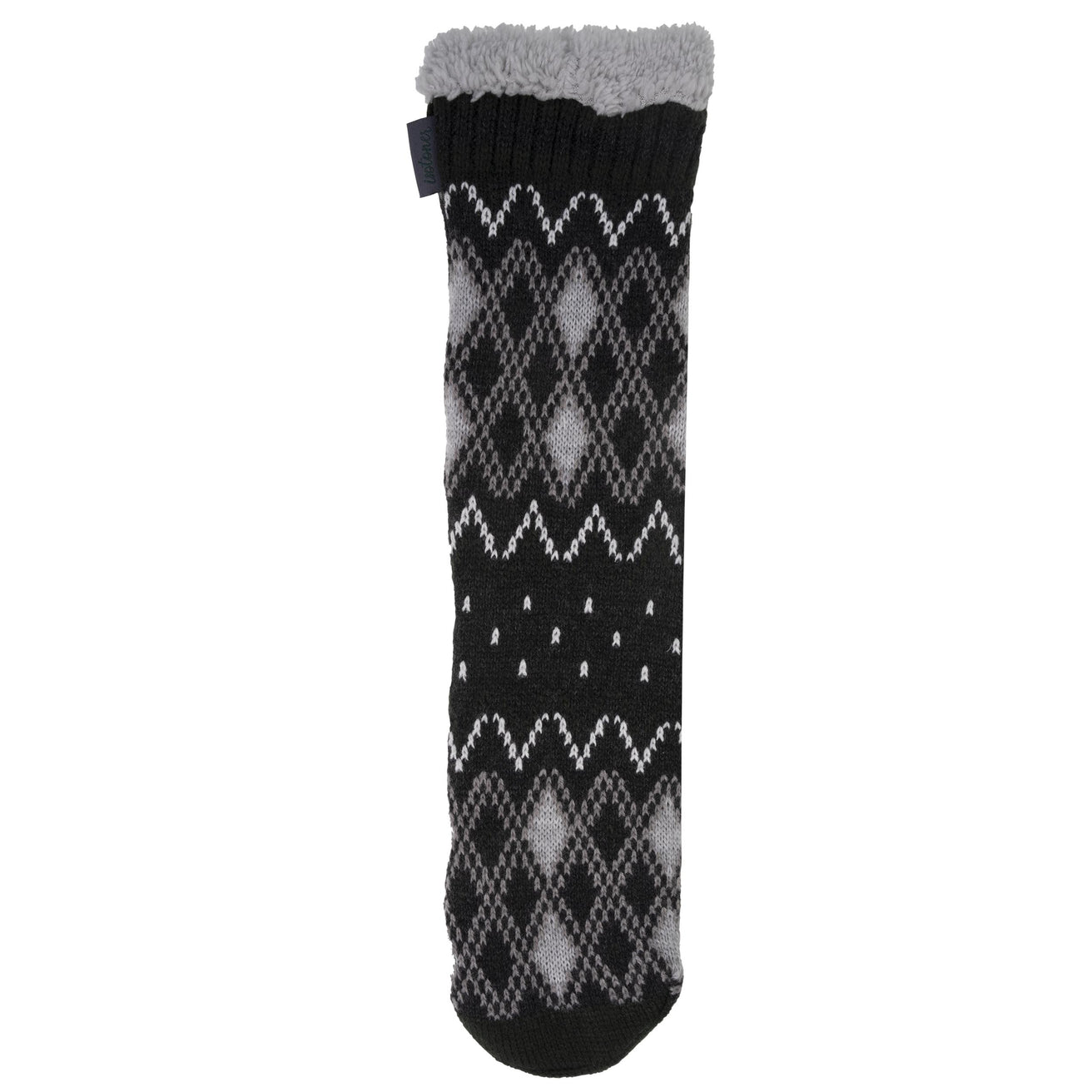 Calcetines forrados Gris Jacquard Hombre