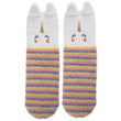 Calcetines de media caña antideslizantes Niña Unicornio Multicolor 5/8 años