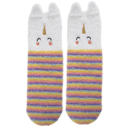 Calcetines de media caña antideslizantes Niña Unicornio Multicolor 5/8 años - Isotoner