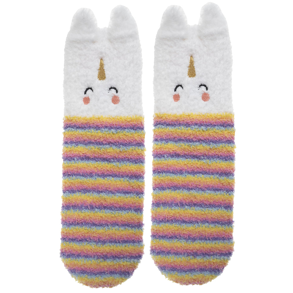 Calcetines de media caña antideslizantes Niña Unicornio Multicolor 5/8 años - Isotoner