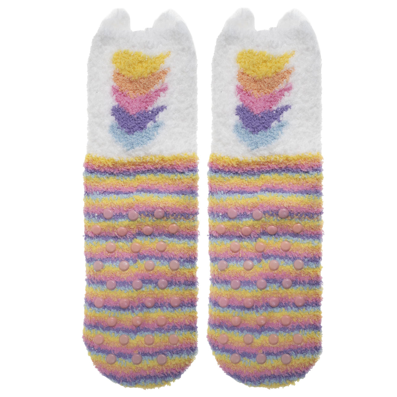 Calcetines de media caña antideslizantes Niña Unicornio Multicolor 5/8 años