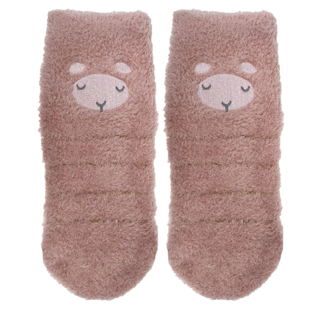 Calcetines de media caña antideslizantes Niña Oveja Blush 5/8 años - Isotoner