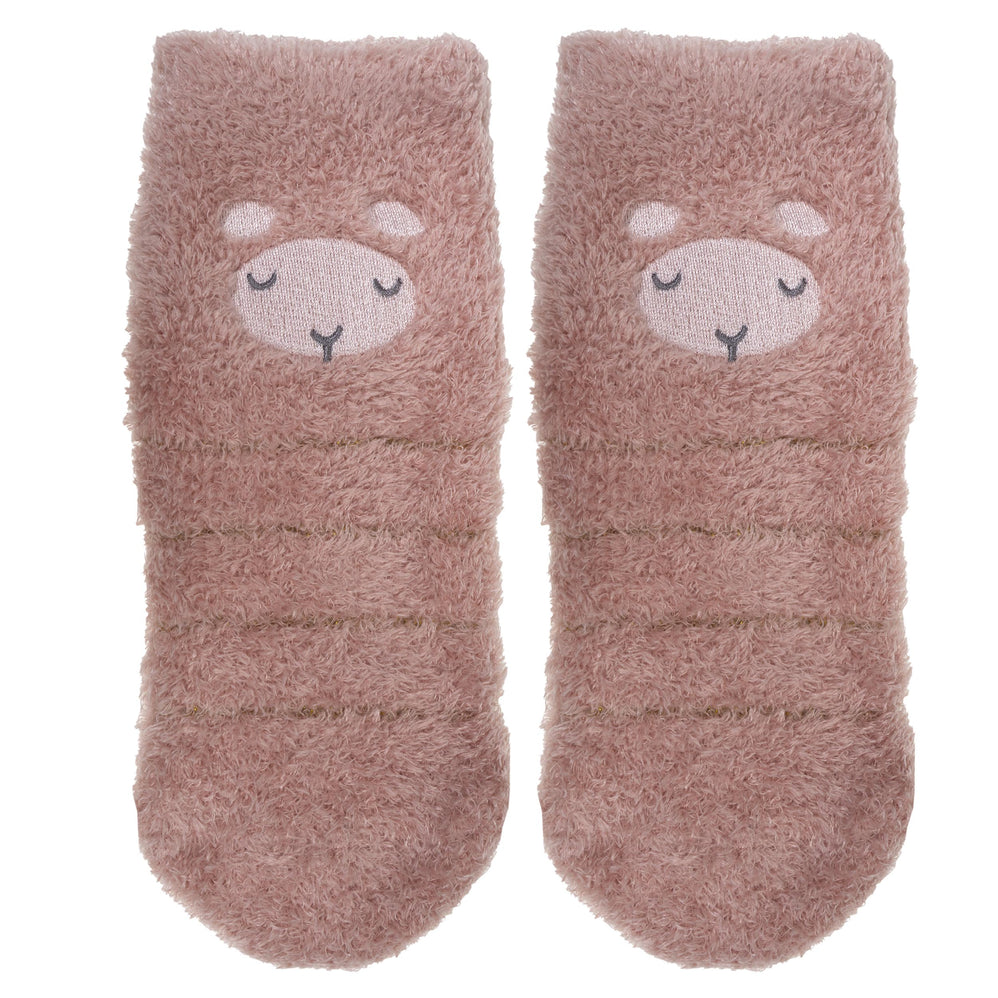 Calcetines de media caña antideslizantes Niña Oveja Blush 5/8 años - Isotoner