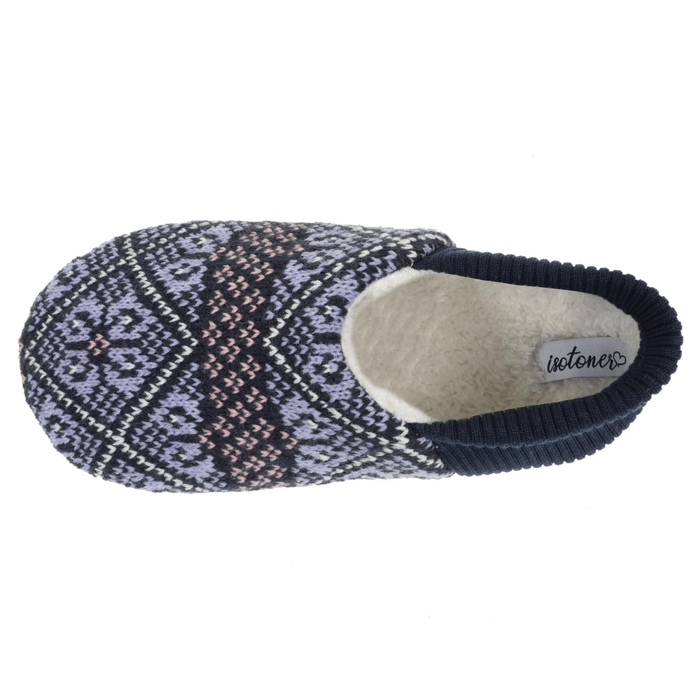 Calcetines-Slippers Mujer Jacquard Marino - Isotoner