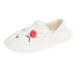 Calcetines-slippers Mujer Sherpa Lama Marfil