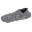 Calcetines-Slippers Hombre Malla Gris jaspeado