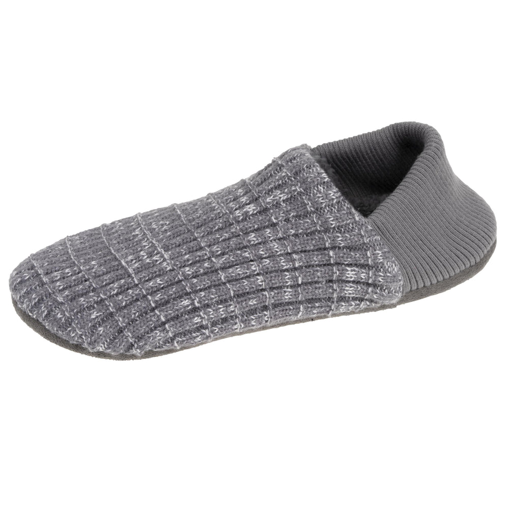 Calcetines-Slippers Hombre Malla Gris jaspeado - Isotoner