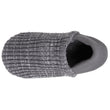 Calcetines-Slippers Hombre Malla Gris jaspeado