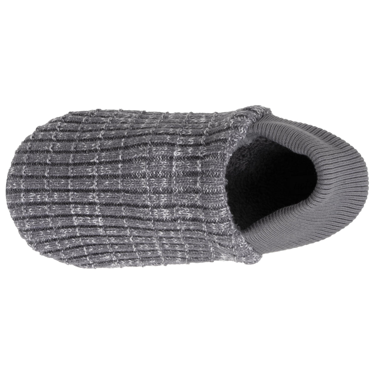 Calcetines-Slippers Hombre Malla Gris jaspeado