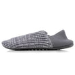 Calcetines-Slippers Hombre Malla Gris jaspeado