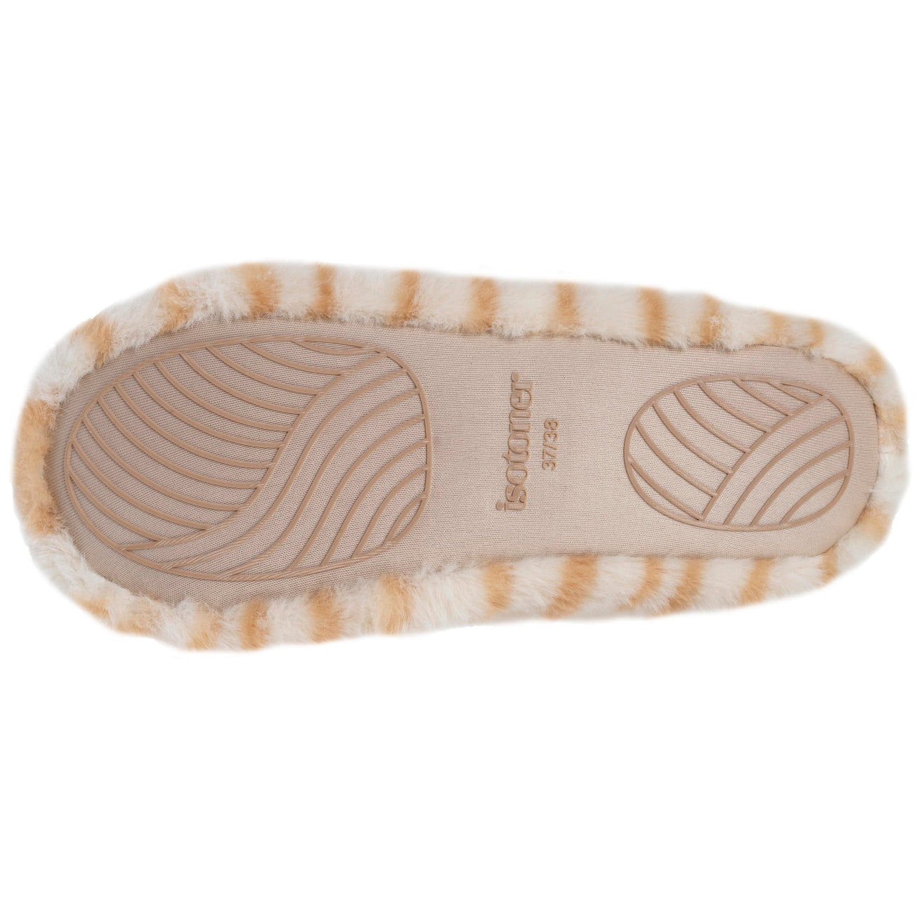 Zapatillas de casa bailarinas Mujer 3D Beige tigre