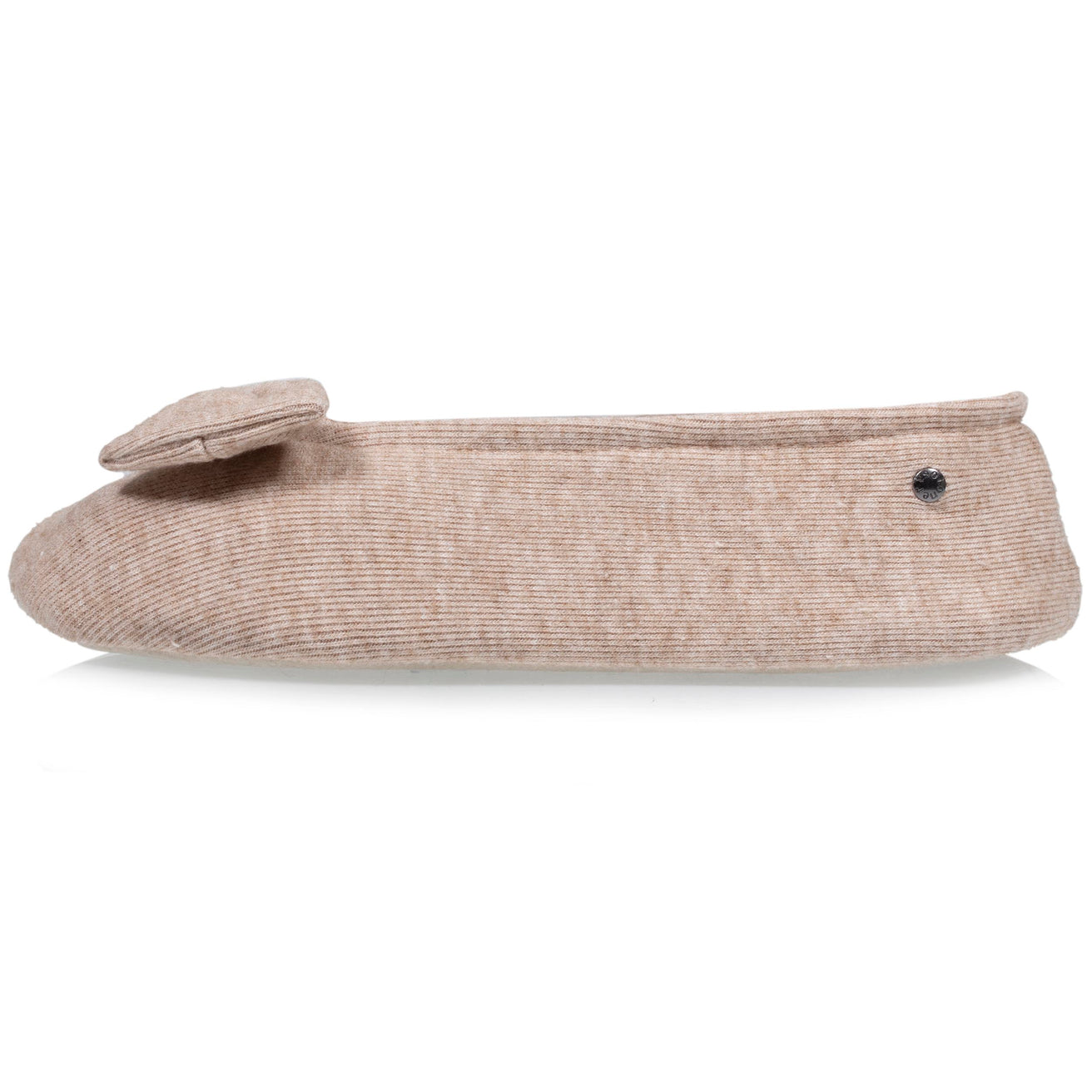 Zapatillas de casa bailarinas Mujer Beige jaspeado