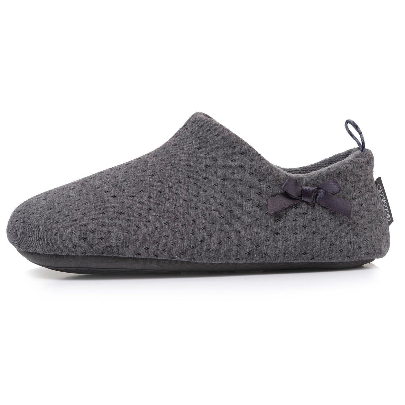 Zapatillas de casa botines bajos Gris jaspeado