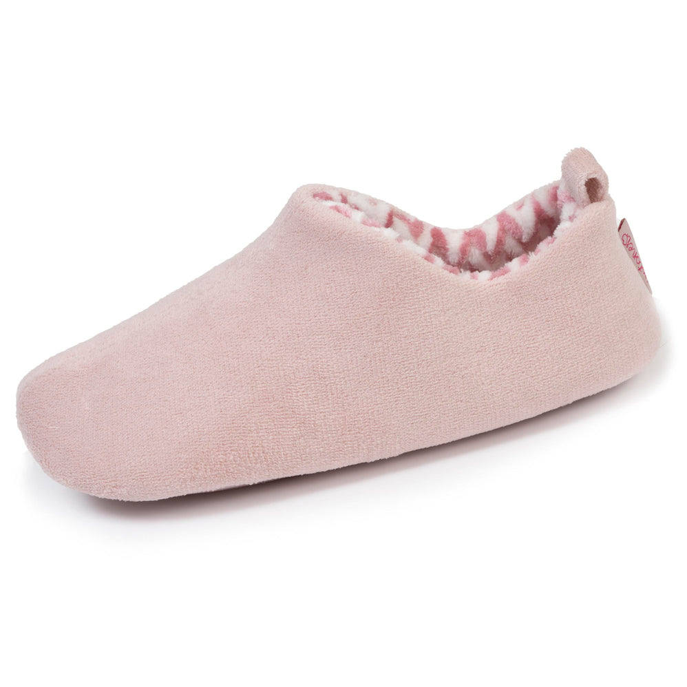 Zapatillas de casa botines bajos microesponja Rosa - Isotoner
