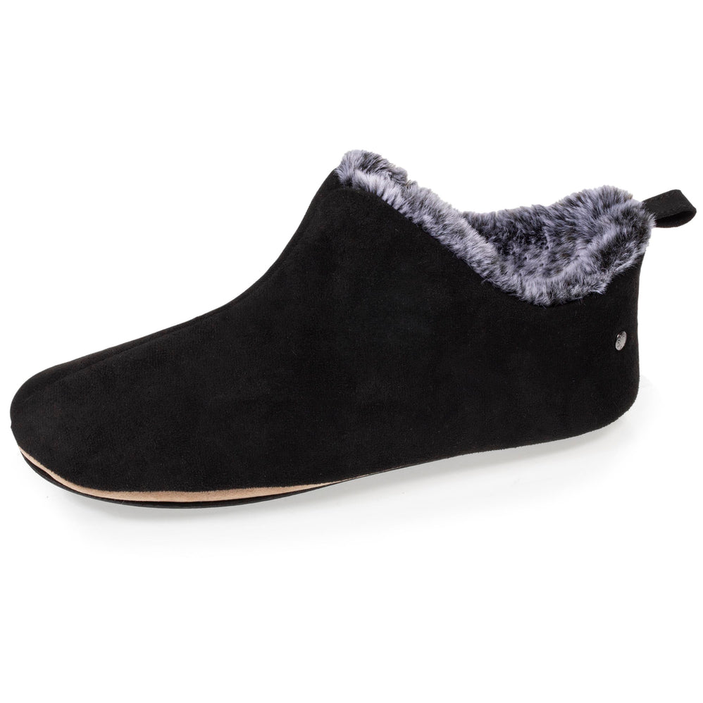 Zapatillas de casa botines bajos Mujer Negro - Isotoner