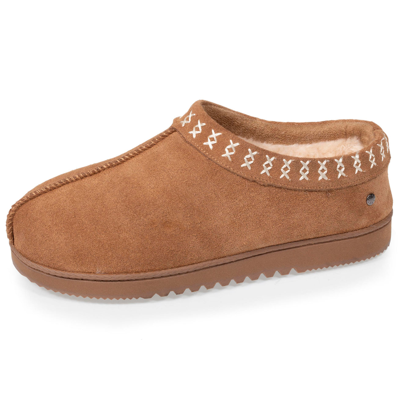 Zapatillas de casa botines bajos Mujer Camel