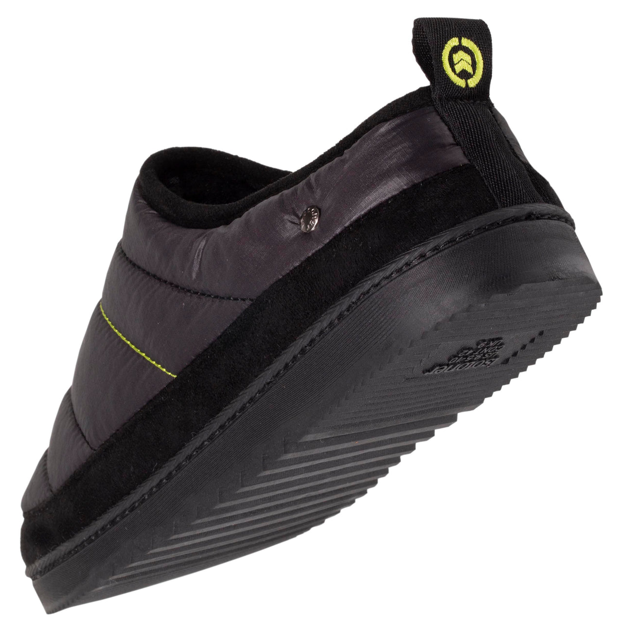 Zapatillas de casa chinelas dentada Hombre Negro