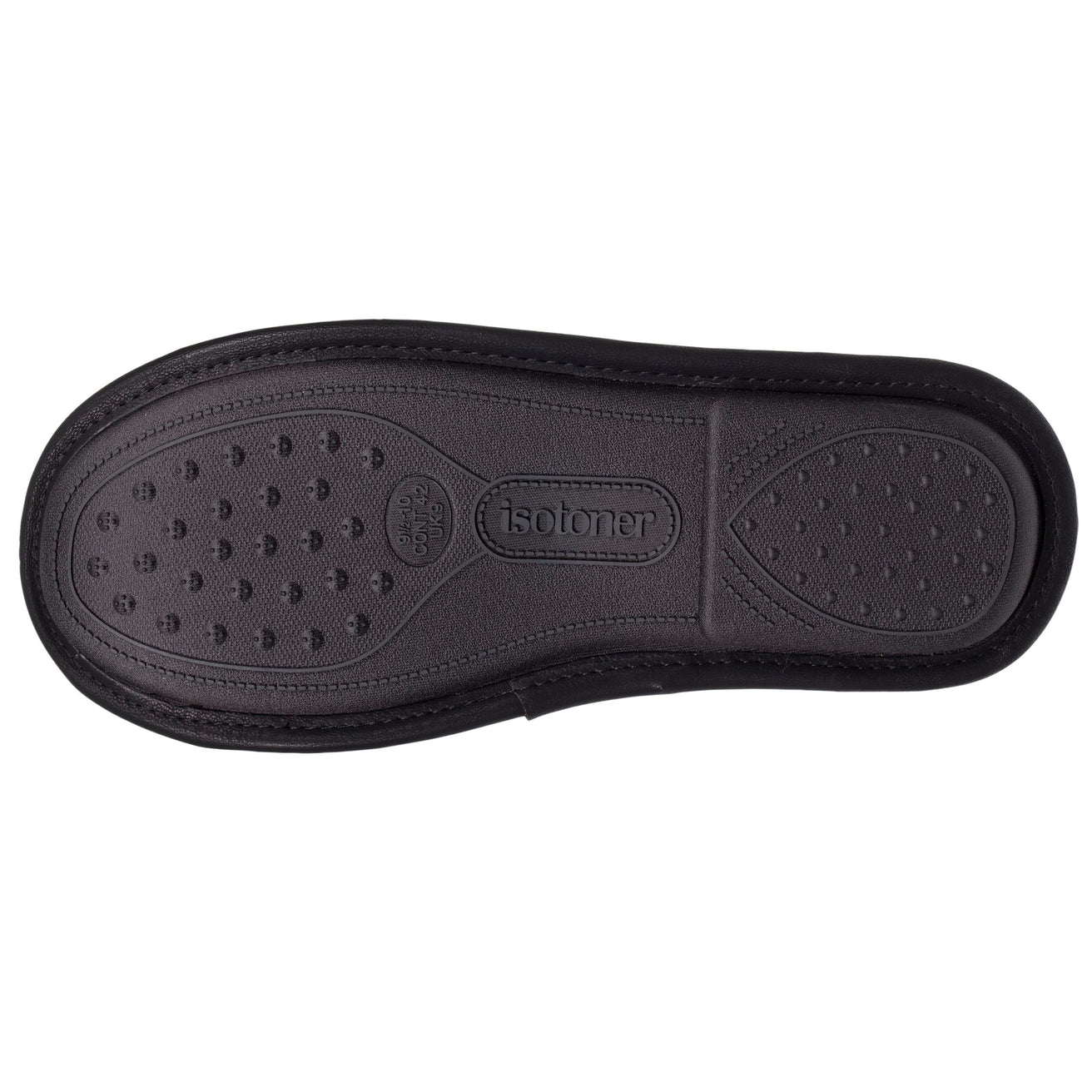 Zapatillas de casa chinelas Hombre cuero sintético Negro