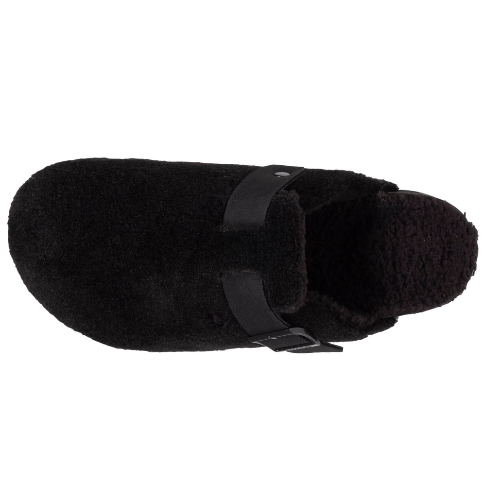 Zapatillas de casa chinelas zuecos Hombre Negro - Isotoner