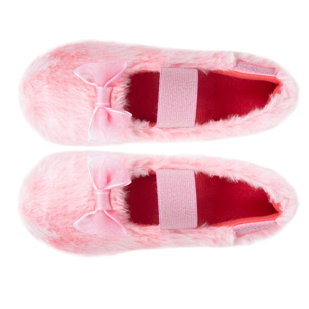 Zapatillas de casa bailarinas Niños Rosa - Isotoner
