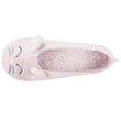 Zapatillas de casa Bailarinas Mujer 3D pelo Rosa