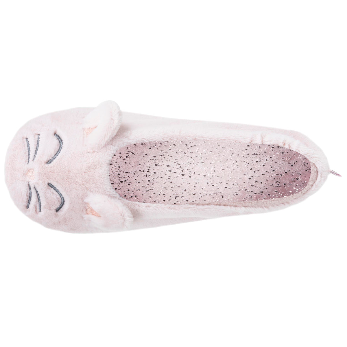 Zapatillas de casa Bailarinas Mujer 3D pelo Rosa