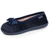 Chaussons-Ballerines-Femme-Leopard-Marine-Isotoner-90369_LMA_1