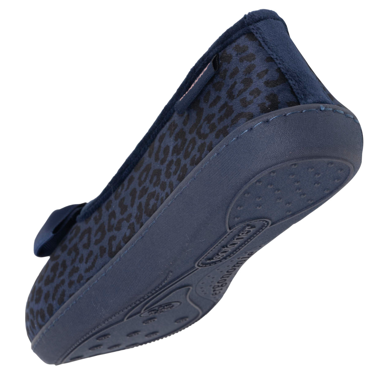 Zapatillas de casa Bailarinas Mujer Leopardo Marino