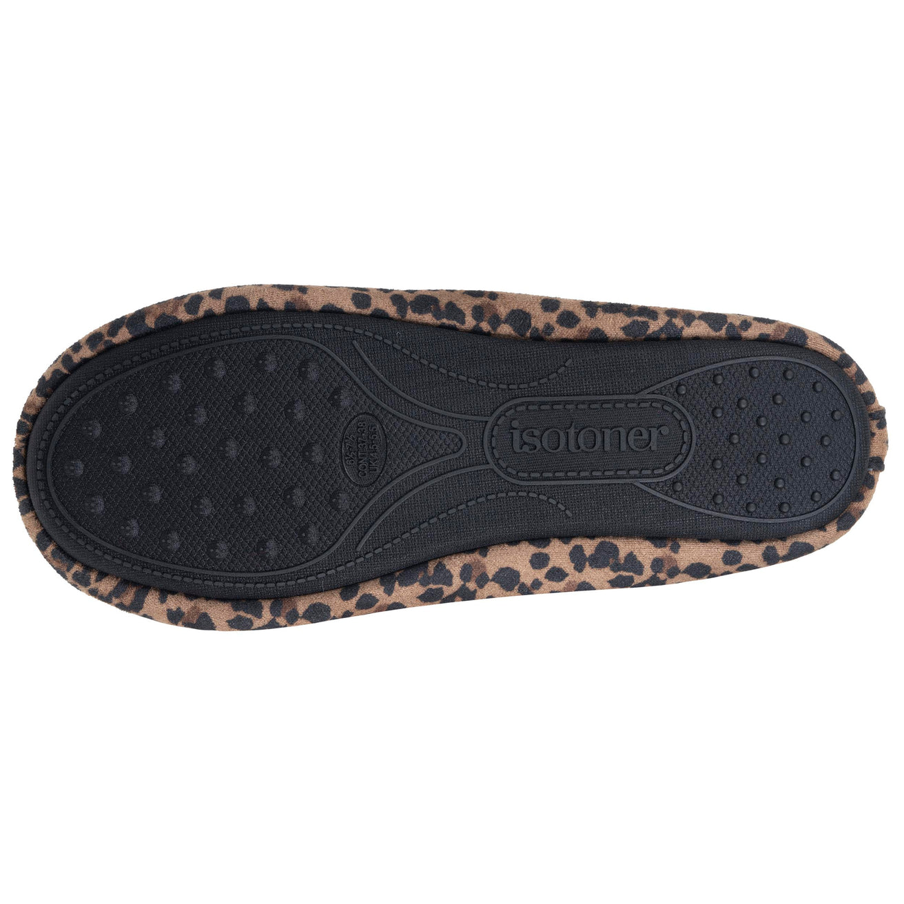 Zapatillas de casa Bailarinas Mujer Leopardo oscuro