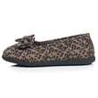 Zapatillas de casa Bailarinas Mujer Leopardo oscuro