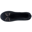 Zapatillas de casa Bailarinas Mujer Negro cadena