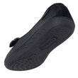 Zapatillas de casa Bailarinas Mujer Negro cadena