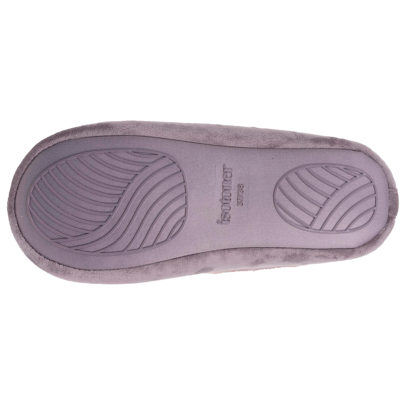 Zapatillas de casa Bailarinas Mujer Terciopelo Topo