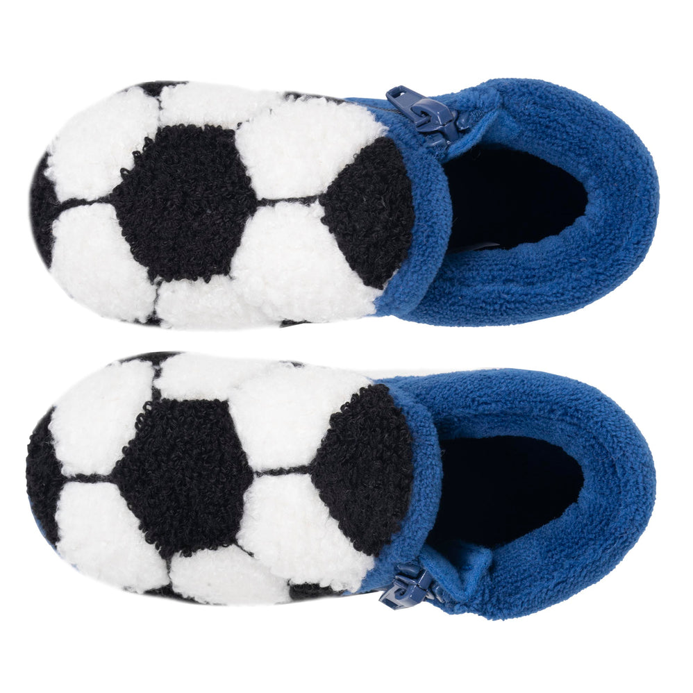 Zapatillas de casa botines cremallera Bebé Azul - Isotoner